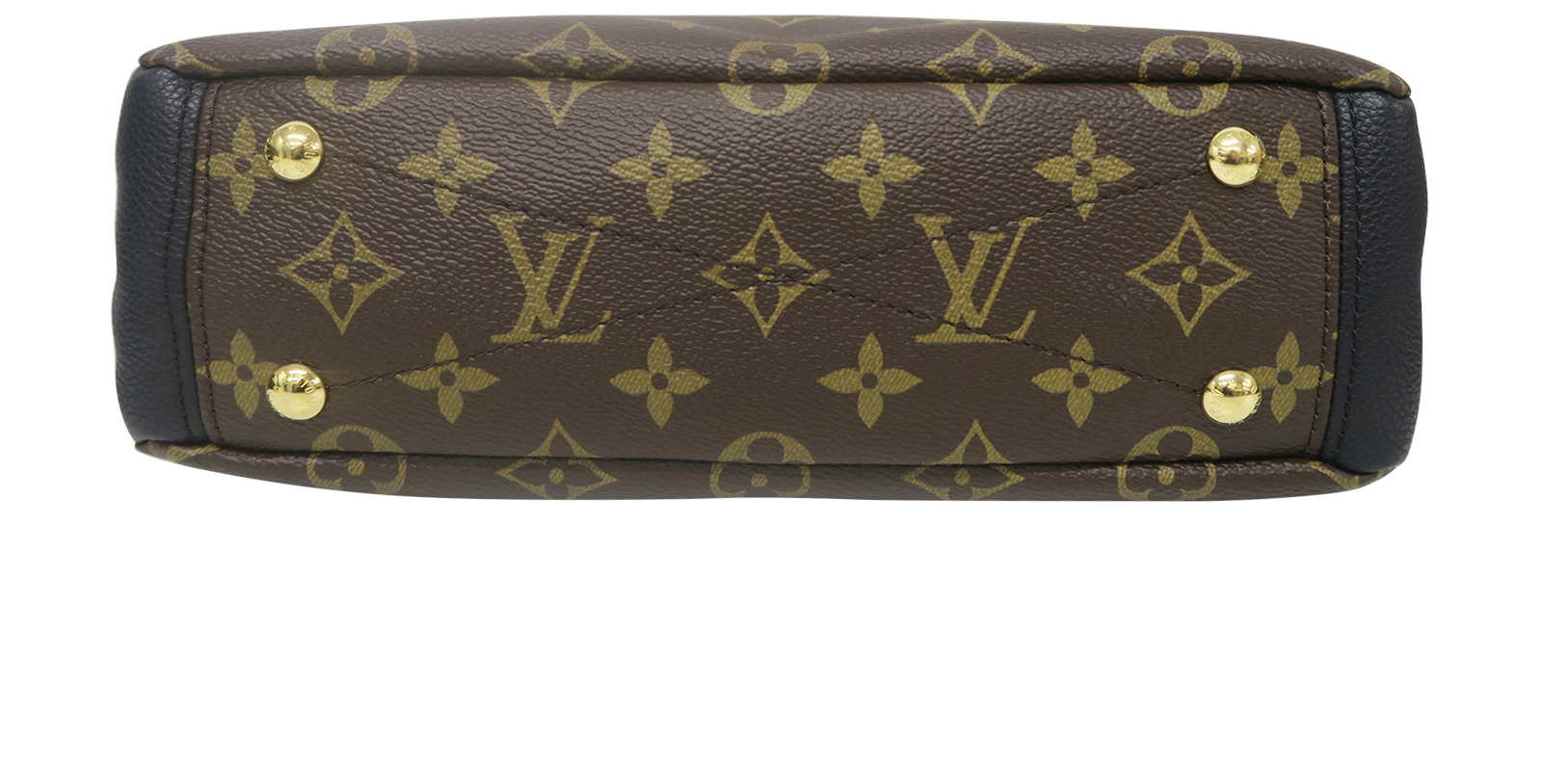 Pallas BB, &pound;1,400, Handbags, Black/Brown, Coated Canvas, Top view